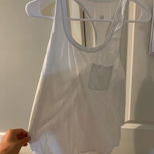 Lululemon White Tank Top